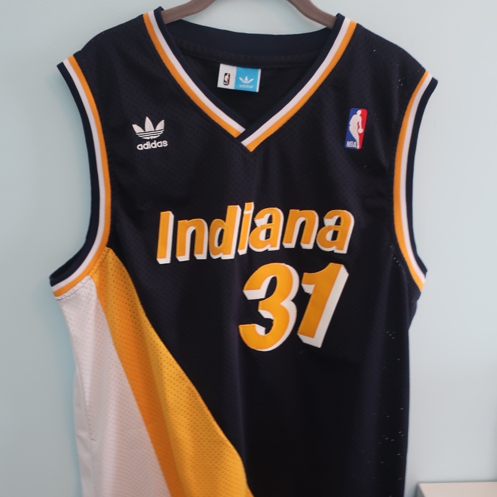 Vintage Reggie Miller Pacers basketball jersey